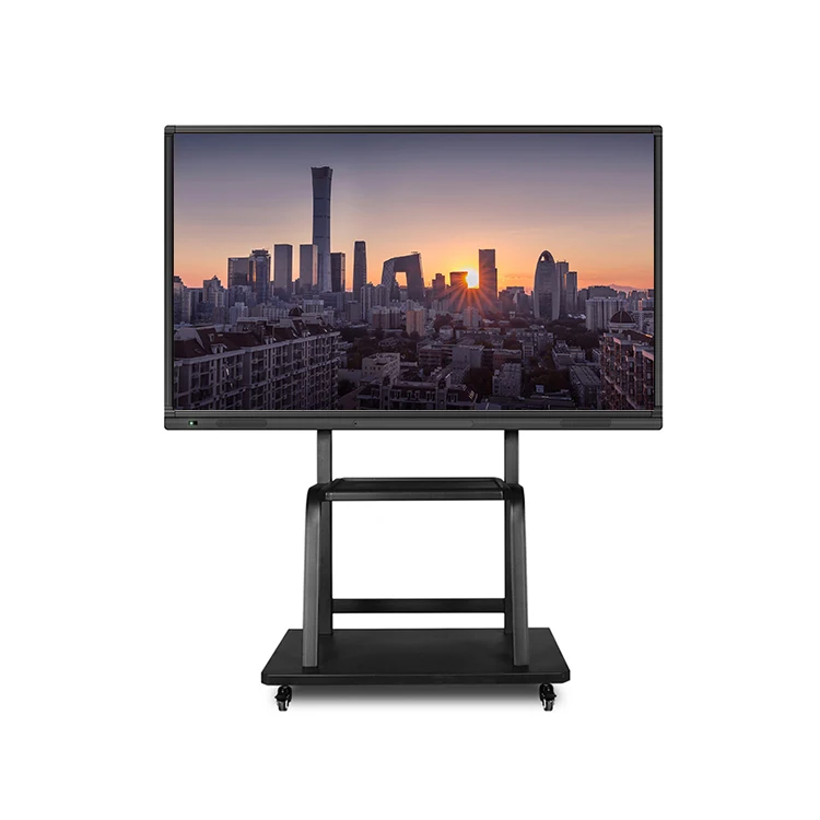 
School smart whiteboard meeting kiosk with pencil 