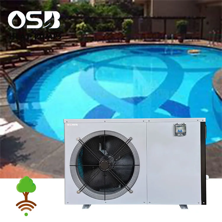 R32 Swim Pool Air to Water Heat Pump DC Inverter Pool Heat Pump Plastic Storage English Swimming Pool Heater Freestanding CN;GUA