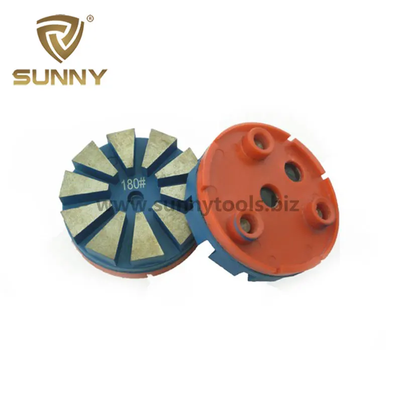 New arrivals diamond grind shoes concrete use 100mm diamond grinding block for industrial