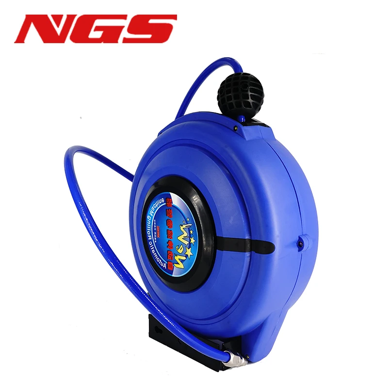 Wall Mount Pneumatic Compressor Automatic Compressed Air Hose Reel Retractable Telescopic PU 8*5 10 12 10M 15M 20M 25M