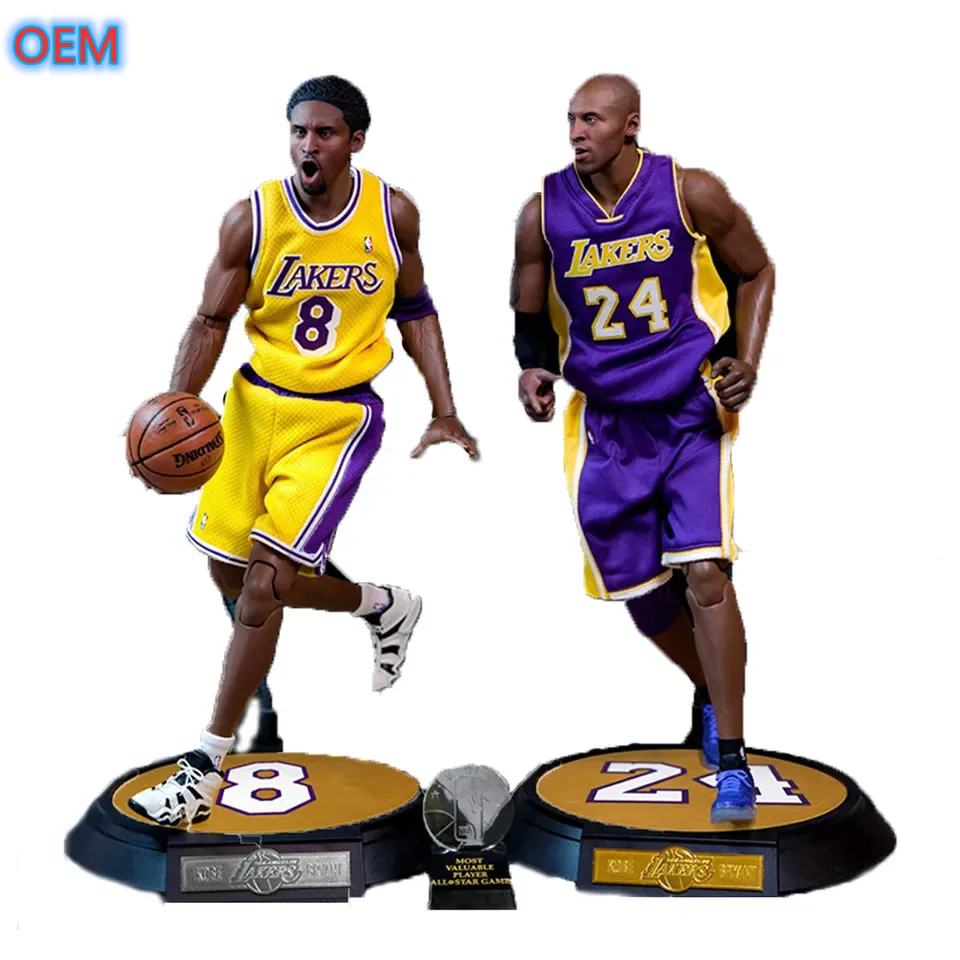 Collectible Custom Model NBA Basketball Players Toys, OEM Design PVC Basketball Players Figures
