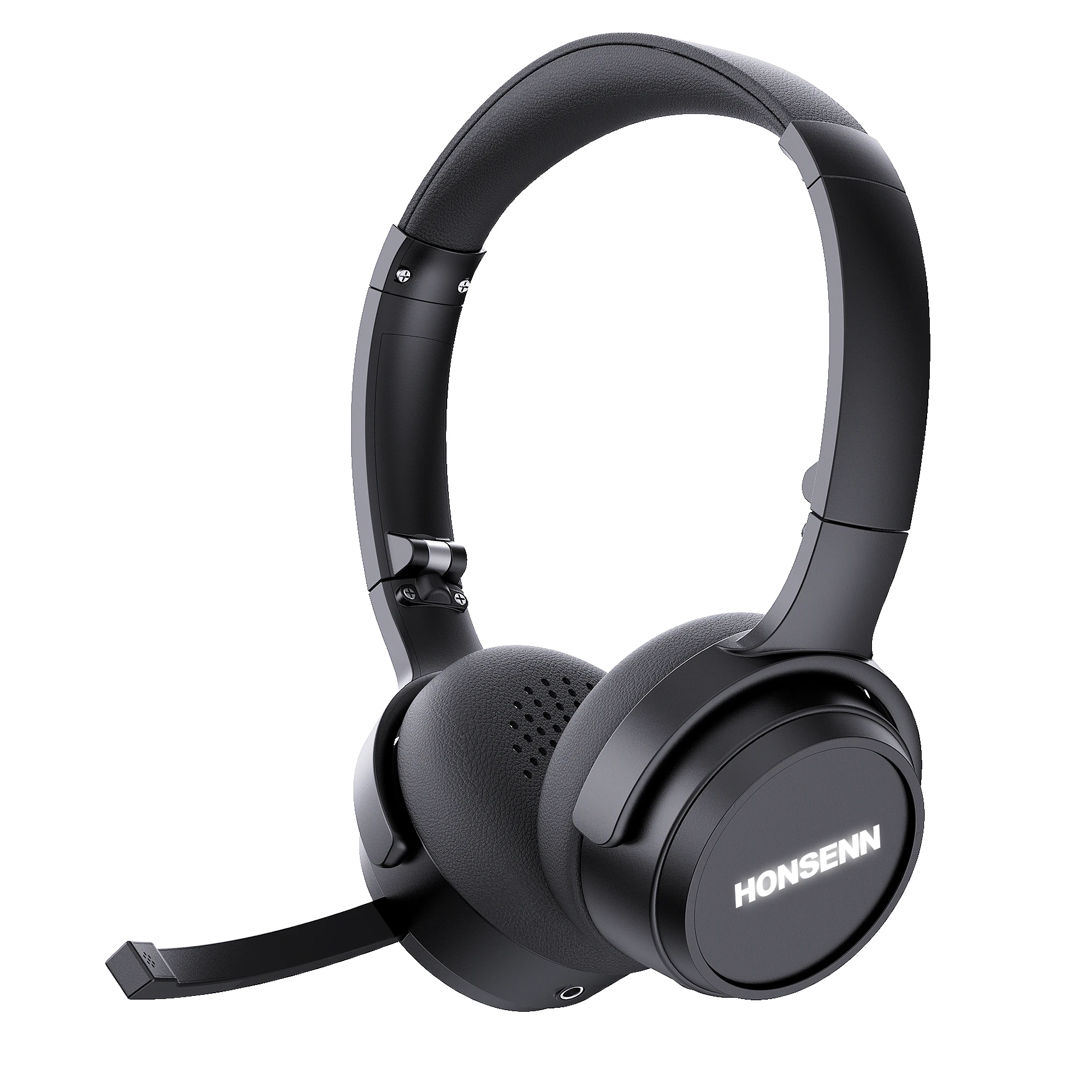 Premium OEM ODM Bluetooth Wireless Noise Reduction Call center Conference Office Headset Long Play Time ANC Earbuds Headphone