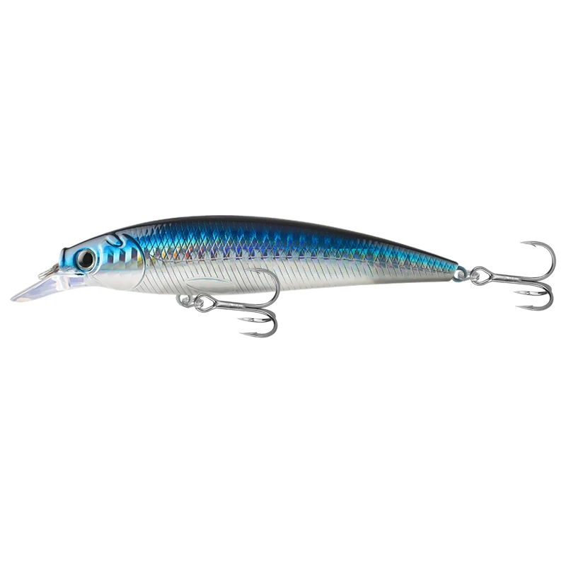 11cm 15g Minnow Fishing Lure Inductor Floating Minnow Hard Bait 3D Bionic Fish Eyes 8 Colors Artificial Hard Lure