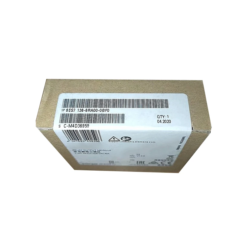 New Original 6ES7136-6RA00-0BF0 6es71366ra000bf0 SIMATIC ET200S Relay Output Module Stock In Warehouse