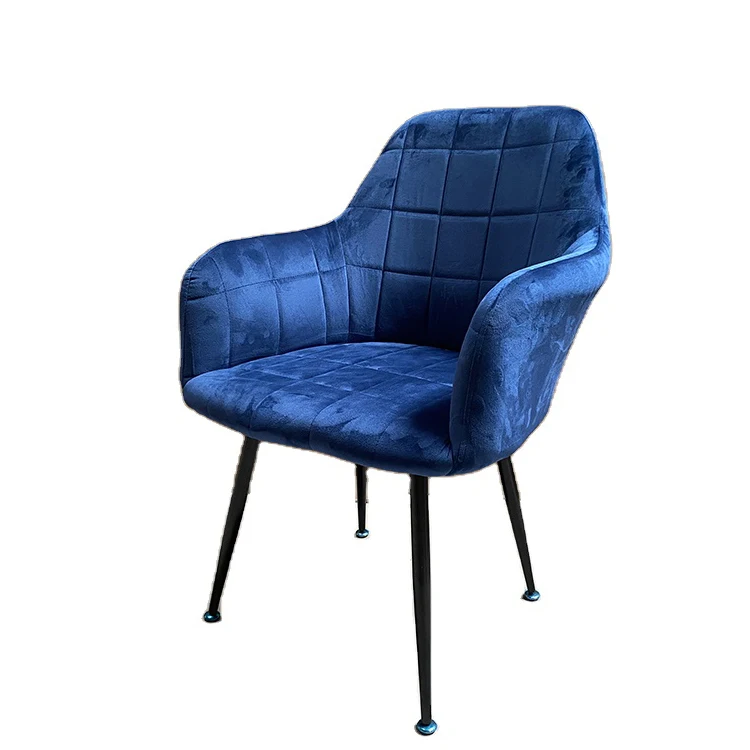 Nordic Lounge Armchair Leather Art Discussion living room Fabric Sofa Chair Designer Velvet Leisure Chair