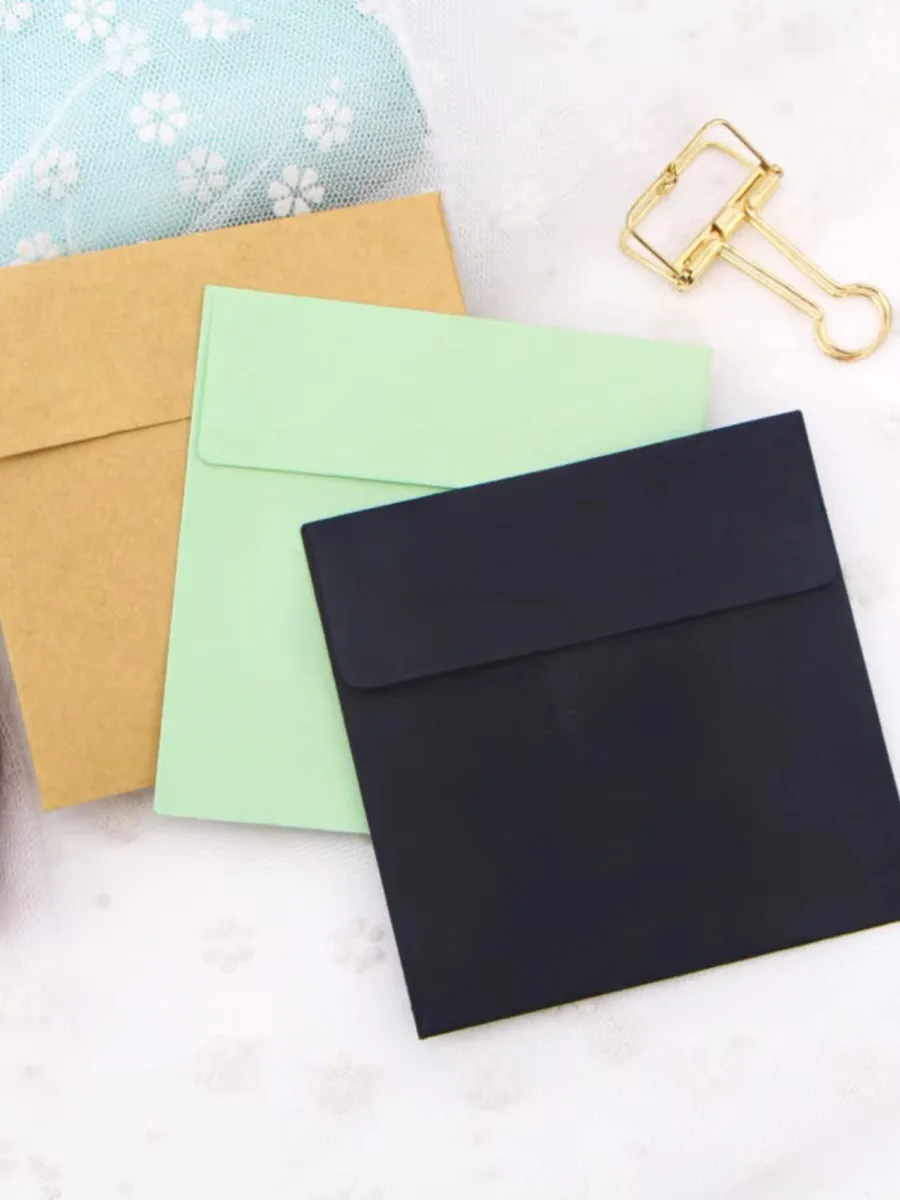 Wholesales custom invitation envelope custom cards envelope art paper colorful envelope with mix size