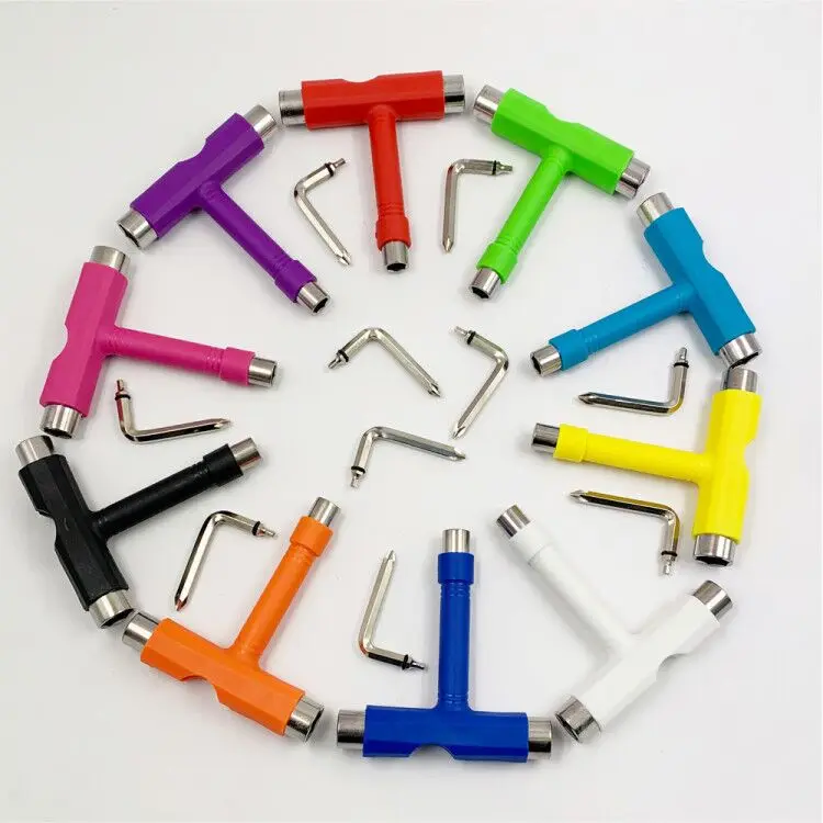 
Wholesale Cheap custom logo shape custom skate skateboard mental T tool 