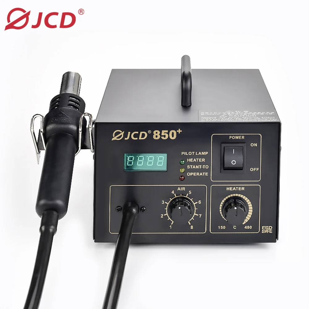 JCD850 + 600 Вт переделочная станция со светодиодным дисплеем горячего воздуха паяльная BGA