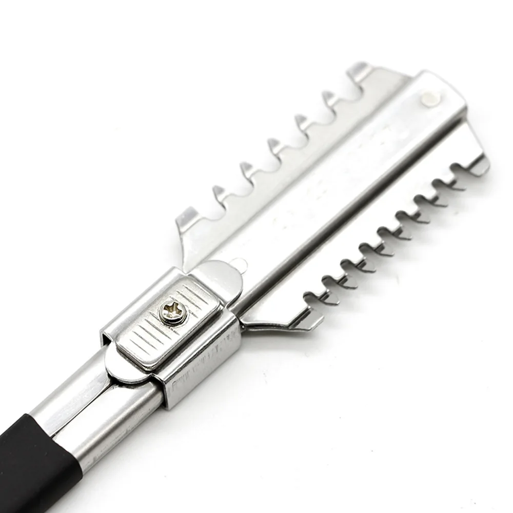 Stainless Steel folding straight barber shaving razor with stainless steel blade
