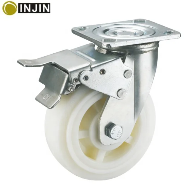 
heavy duty PP cream white caster wheel 