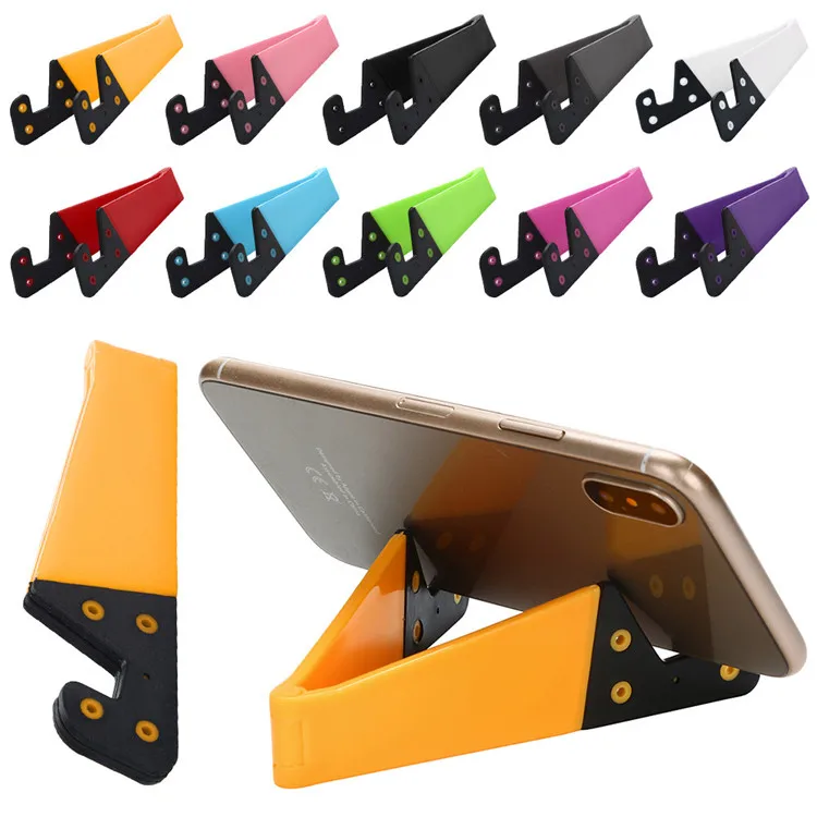 Lazy flexible universal cell mobile tv desk stand bracket foldable phone holder