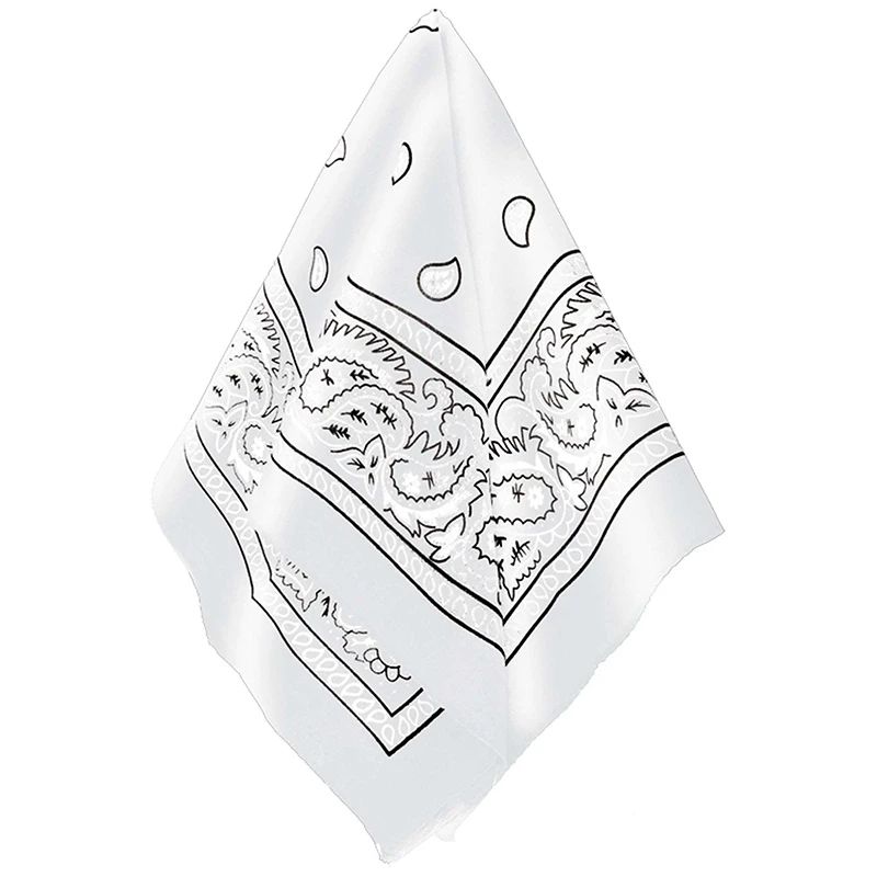 Lead-free large bandanas bandana design blue paisley bandana