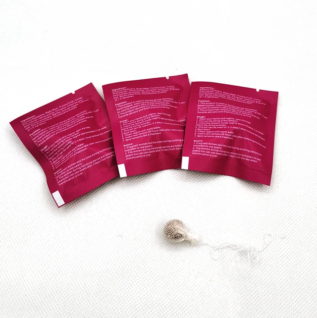  Hot sale products 100% natural yoni detox pearls in women custom
