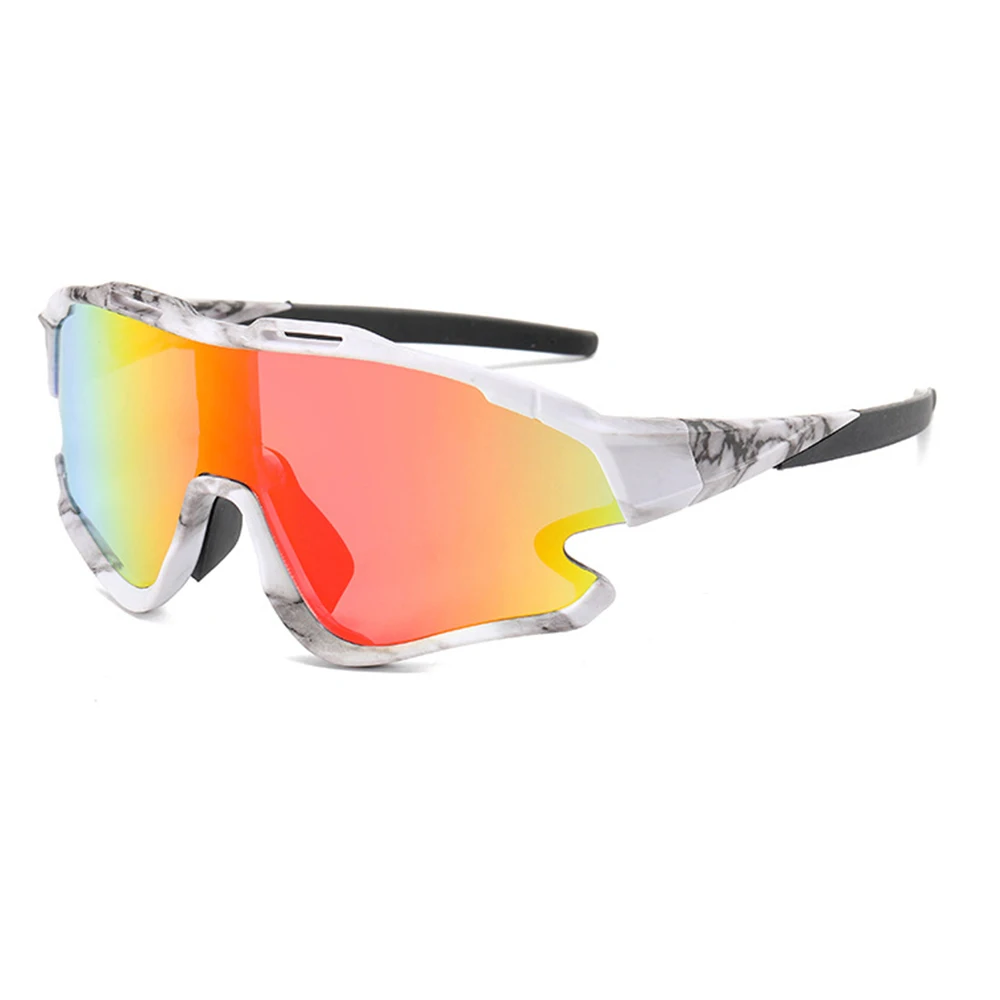 Спортивные очки, цветные спортивные солнцезащитные очки из поликарбоната, высококачественные солнцезащитные очки с встроенными линзами, мужские спортивные солнцезащитные очки