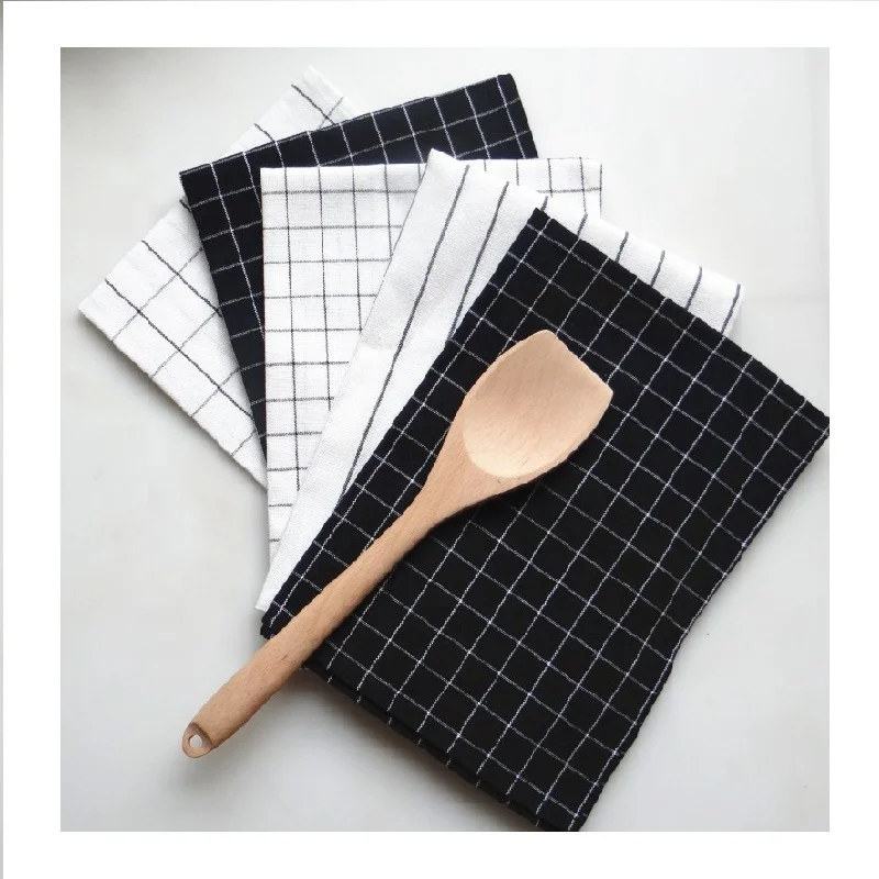 Kitchen Gourmet Napkin Colorfast Photo Background Cloth  Tea Towel Absorbent Kitchen Dish Cleaning Towels Table Decor