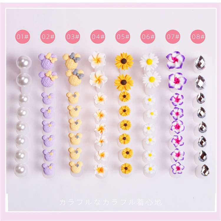 8Pcs Cute Soft Silicone Toe Separator for Nail Polish, Set of Toe Spacers for Feet Apply Nail Polish During Pedicure