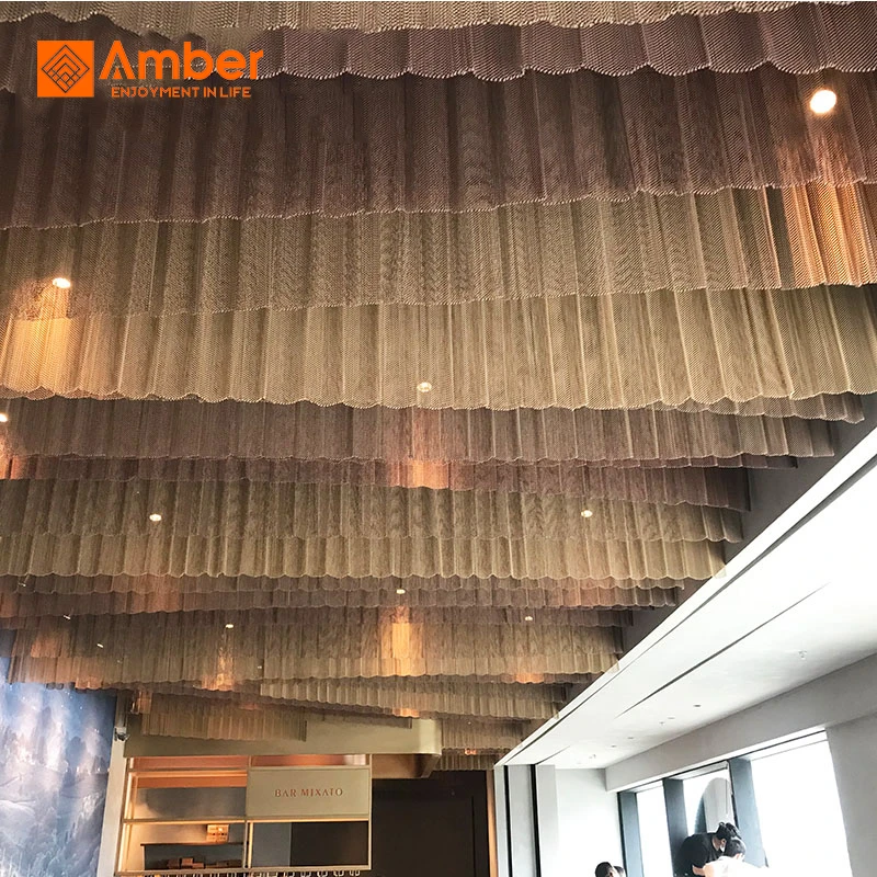 Alibaba China Supplier Decorative Metal Stainless Steel Wire Mesh Windows Curtain