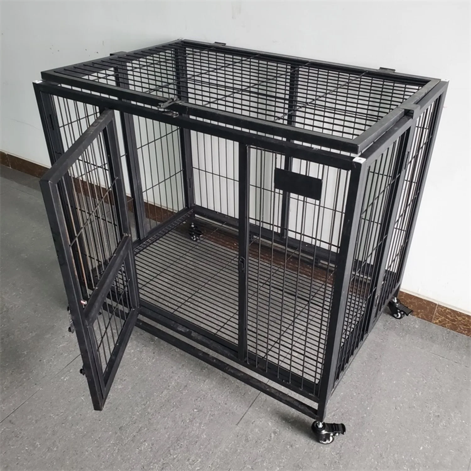 Niche Chien Animal Pet Cat House Stainless Steel Aviary Bird Large Dog Kennel Cage Outdoor For Sale Small Breed