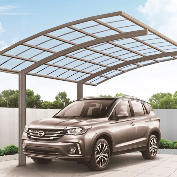 Aluminium Sunshading Carport for Park High Grade Easy DIY Elegant Aluminium/Solid PC Home Car port