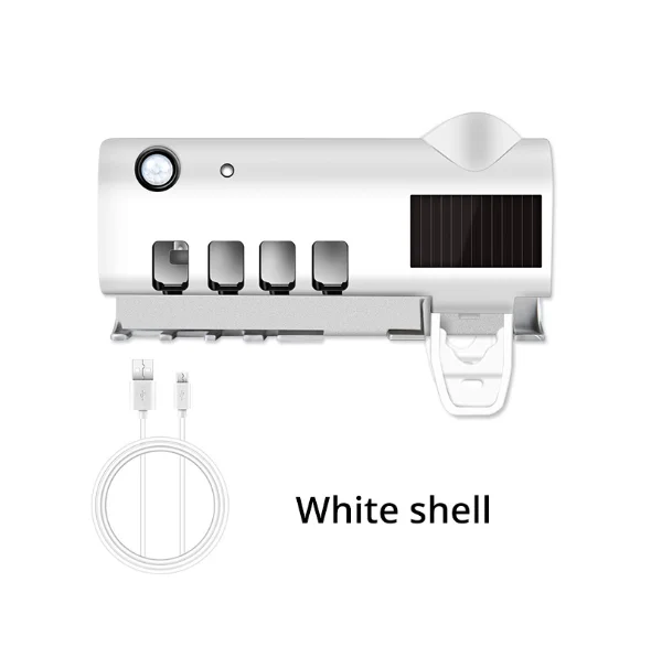  2 в 1 зубная щетка saniti zing LED дизин fector Свет USB синий Авто Мощность Время работы от аккумулятора кабель Таймер Sterili zer держатель для зубных