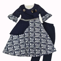 Libya Algeria Mawlid Muslim China Design Dress Kids Clothes Girl Dress For Kids