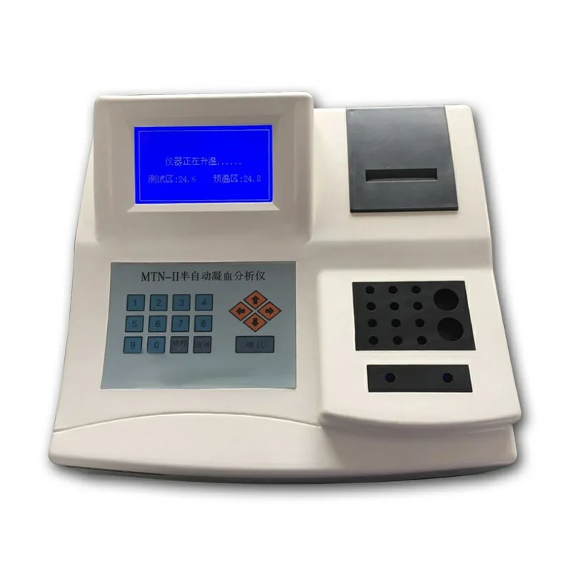 Medical Coagulation Analyzer Test Unit for Blood Analysis and Hematology MTN-II Semi-automatic