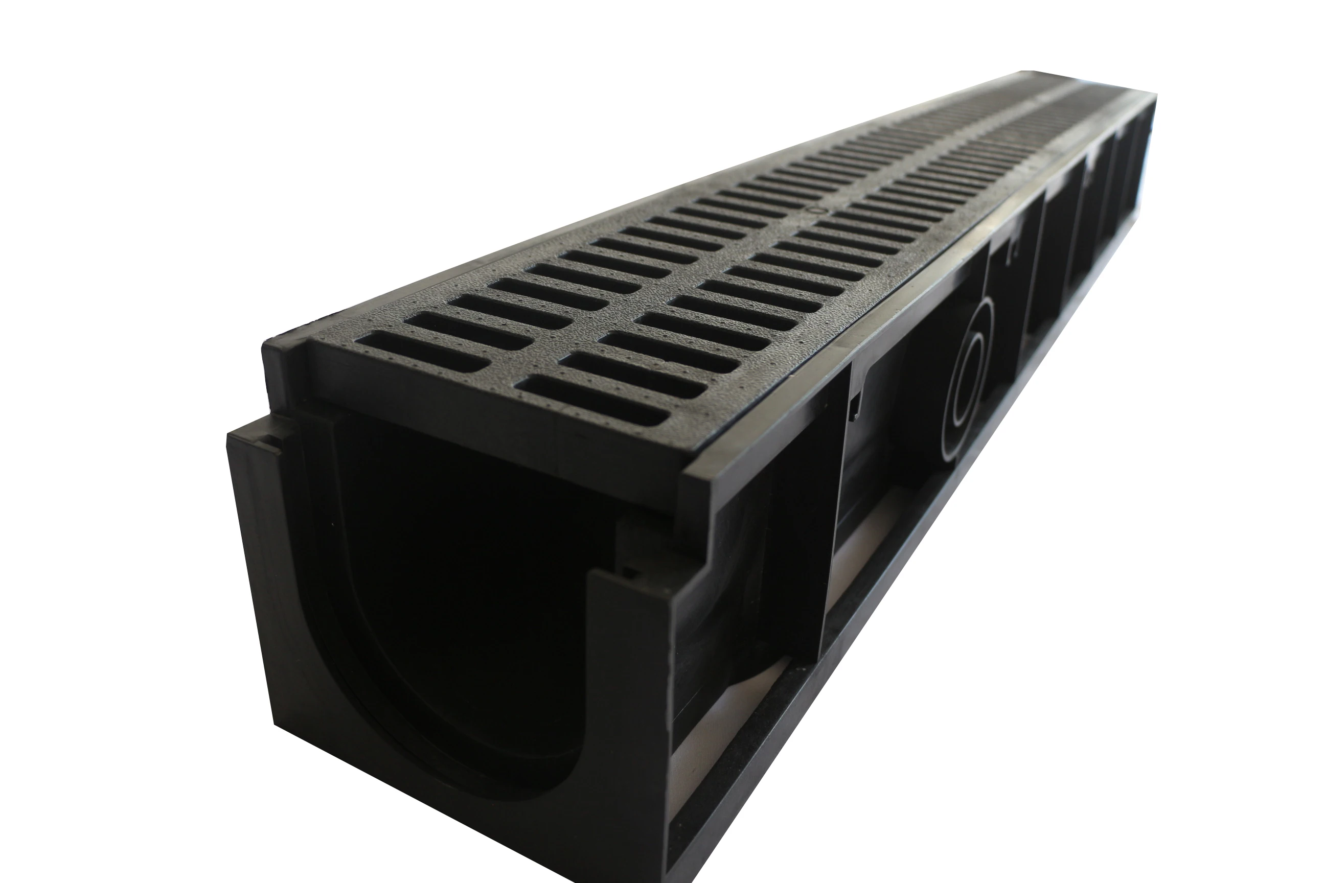 100*100mm HDPE drains plastic drainage channel linear drains