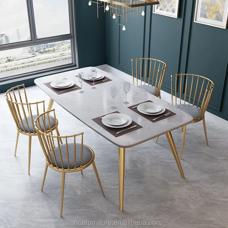 Coffee shop chair  gold metal wire chair wedding chair