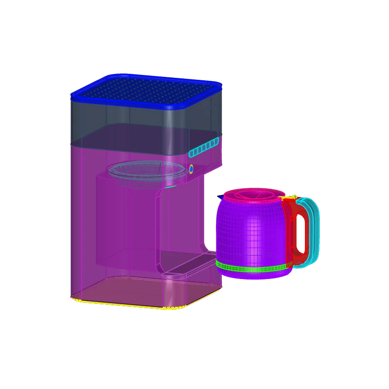 OEM/ODM интеллектуальная кофейная машина внешний вид и конструкция 3D моделирование интеллектуальный дизайн продукта