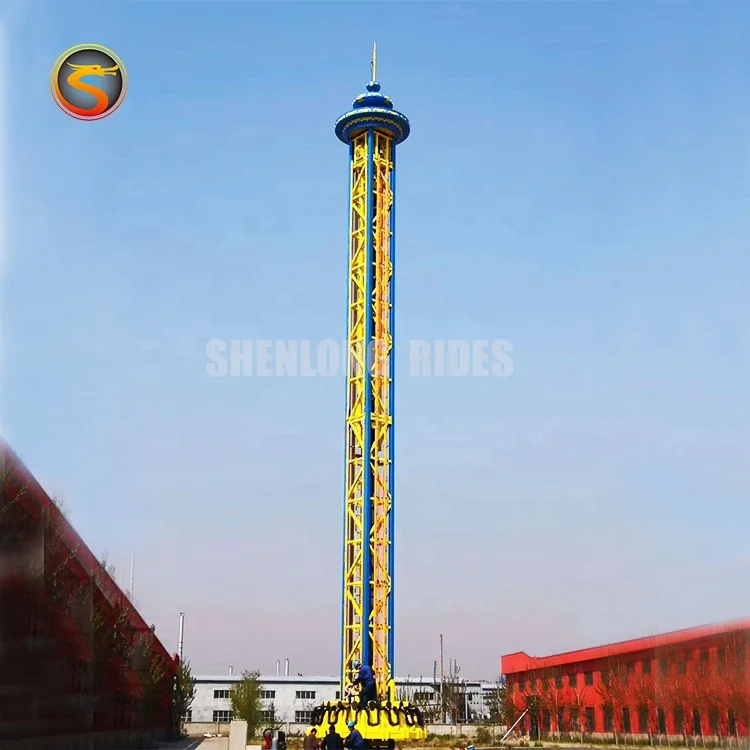 Hot Attractive Top Carnival Other Amusement Park Products Mini Drop Tower Ride for Kids and Adults for Sale