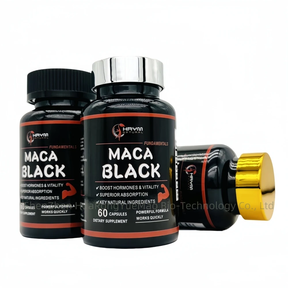 High Quality OEM Maca Root  Ginseng Extract Ginseng Capsule Maca Pills Boots Man Health Energy Enhancement Keep Hormone Balance