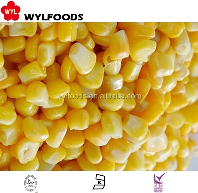 New Crop Top Grade Super Sweet IQF Frozen Sweet Corn Kernels
