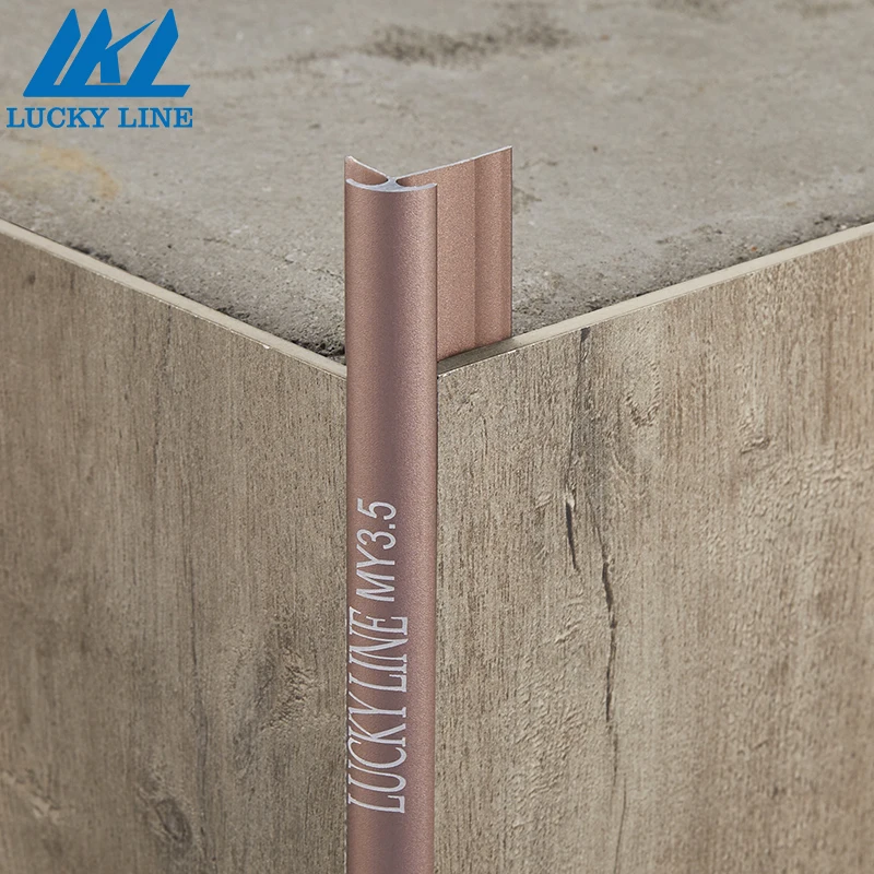 LUCKYLINE Source manufacture Fast Delivery tile corner trim for edge decoration hide ceramic joint