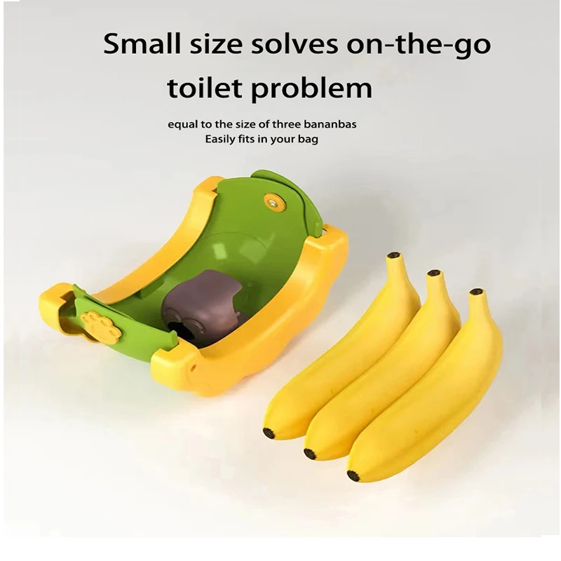 Cartoon Baby Potty Training Foldable Travel Potty Portable Children Toilet 2 in 1 Kids Chair Toilet