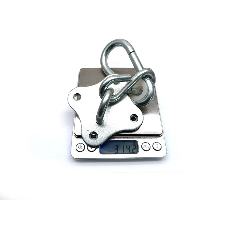 Heavy Duty Swing Hangers Stainless Steel Ceiling Swing Hanging Kit with Screws for Yoga,Hammock Chair Sandbag Sets snap hook