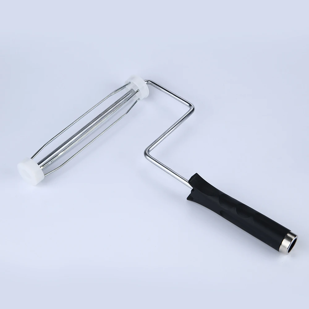 American style roller frame 4 cages frame right angle roller frame with plastic handle with metal circle