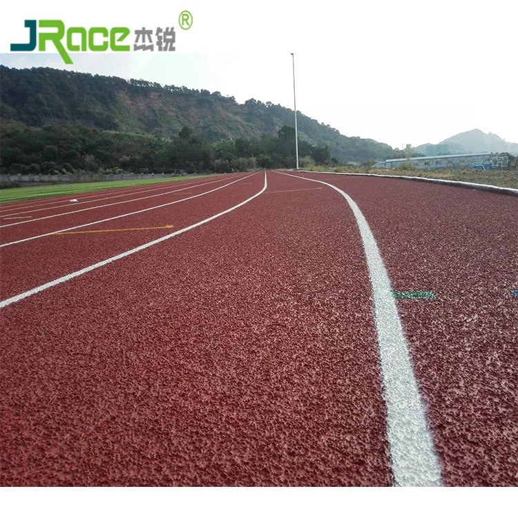 Weather Resistance And Ultraviolet-proof Rubber Running Track Plastic Floor Covering For Playing Field