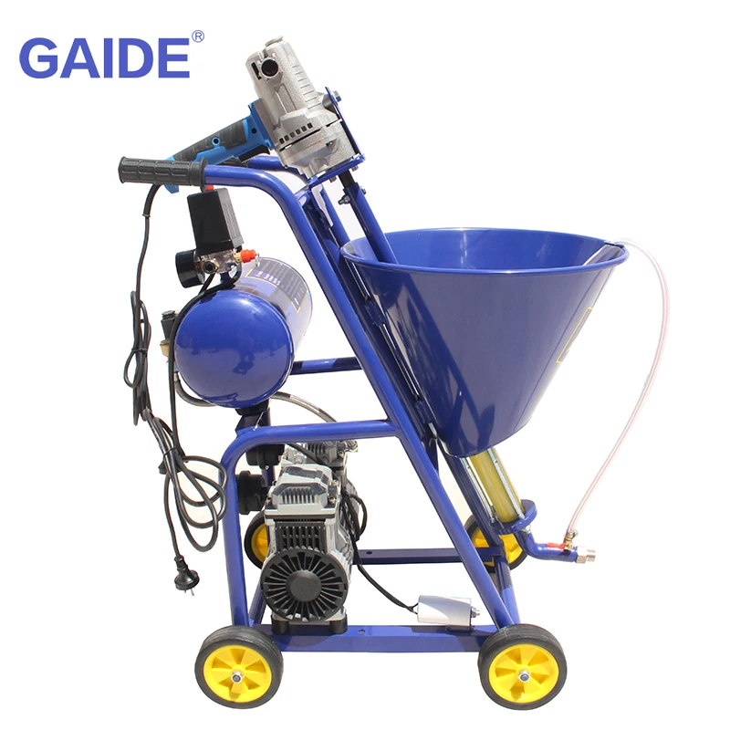 GAIDE 1 air compressor mortar spraying concrete paint sprayer machine