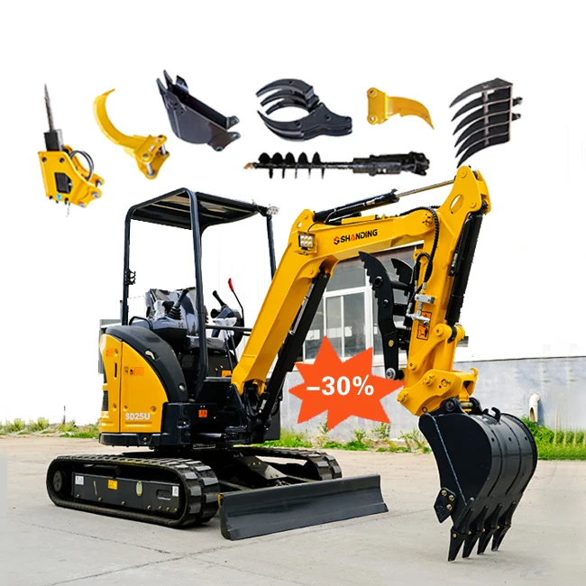 CE EPA Approved Popular 1T Mini Excavator with B&S/Kkubota-engine