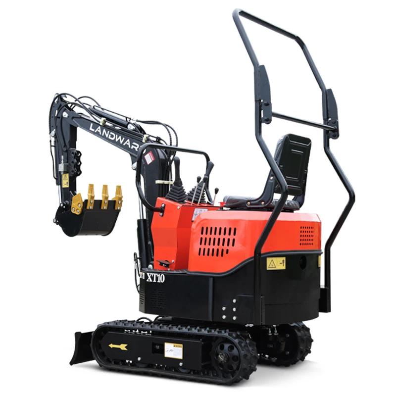 Small Hydraulic Crawler Excavator Agriculture Mini Digger 1 Ton Mini Trencher Excavator 1000kg