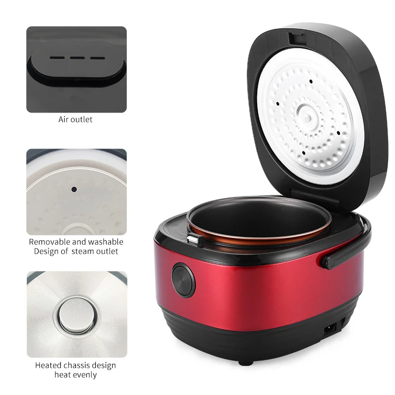 3L Gold Multipurpose Touch Screen Deluxe Stainless Steel Rice Cooker Electric Low Sugar Rice Cooker