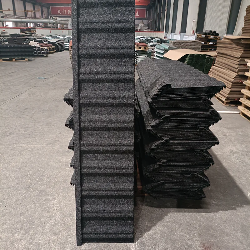 Low-Price Exporter Stone Coated Metal Tilefactory Direct Sales  Zinc aluminium coated steel building material