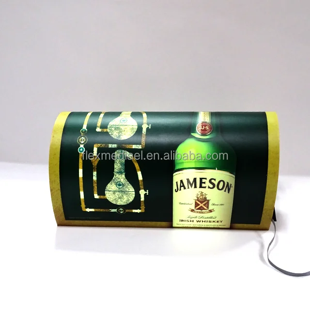 vivid effect el panel light up Shoes box luminous poster for birthday party for gift box for wedding for celebration