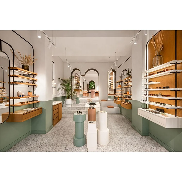 Optical Shop Furniture Modern Eyewear Display Case Stand Sunglass Showcase Optical Display Cabinets