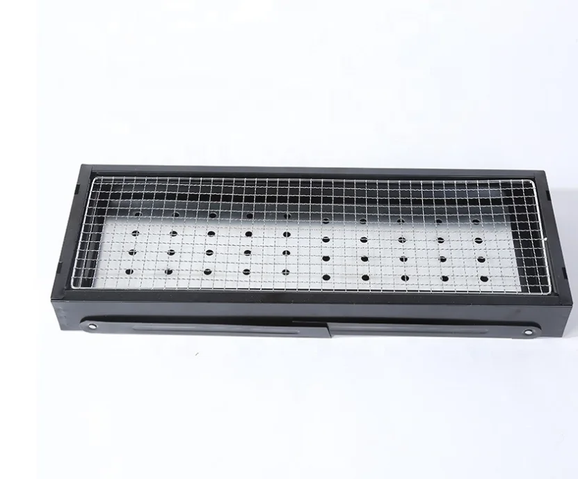 
Outdoor Picnic Camping Patio Backyard Easily Assembled Folding Grill Camping Portable Briefcase Style Charcoal BBQ Grill 