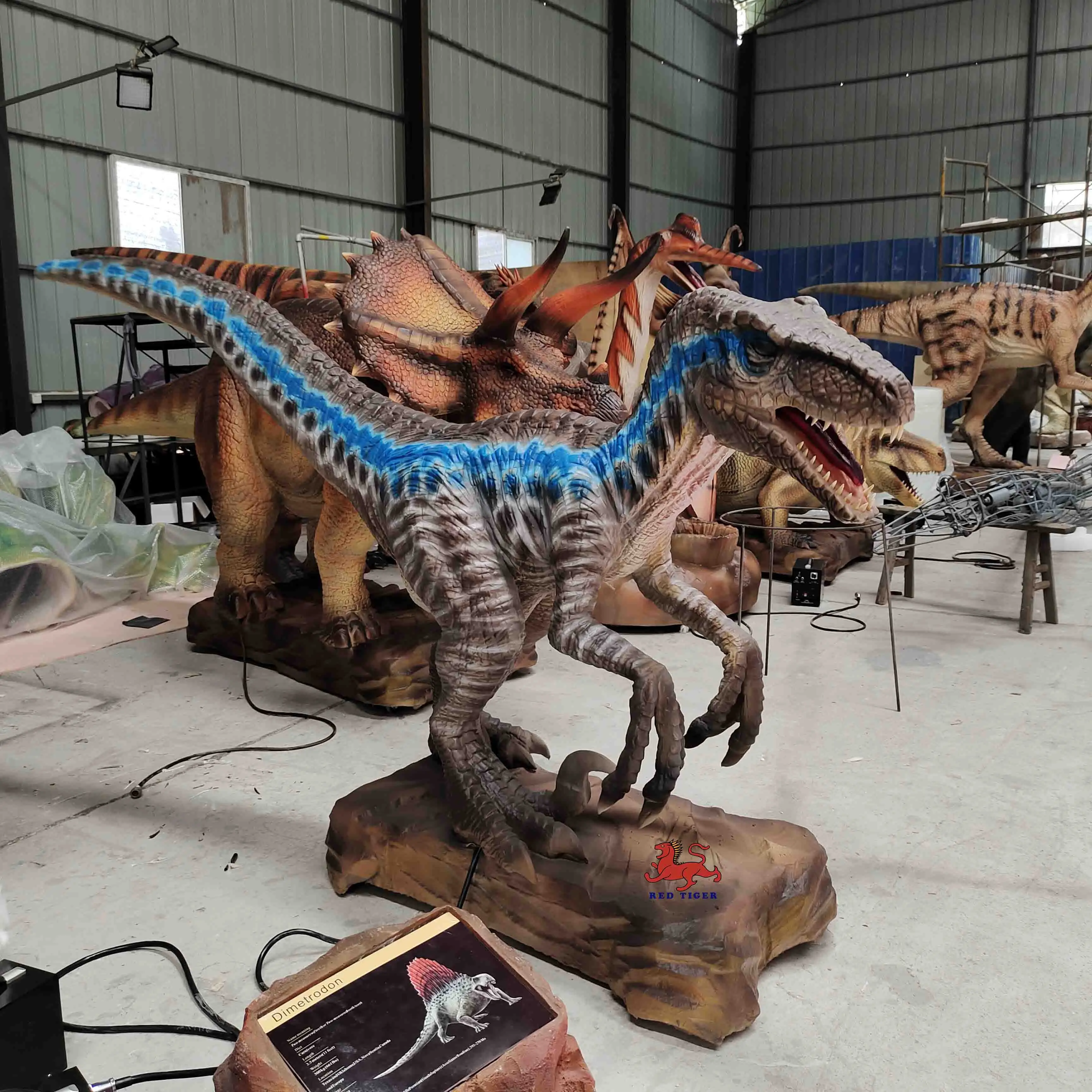 Mechanical Animated Dinosaur For Jurassic Theme park And Dino Related Events