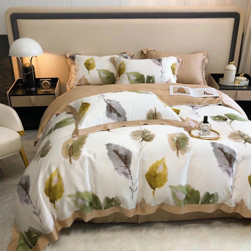 Home textile bedding use 60s printed lyocell fiber fabric