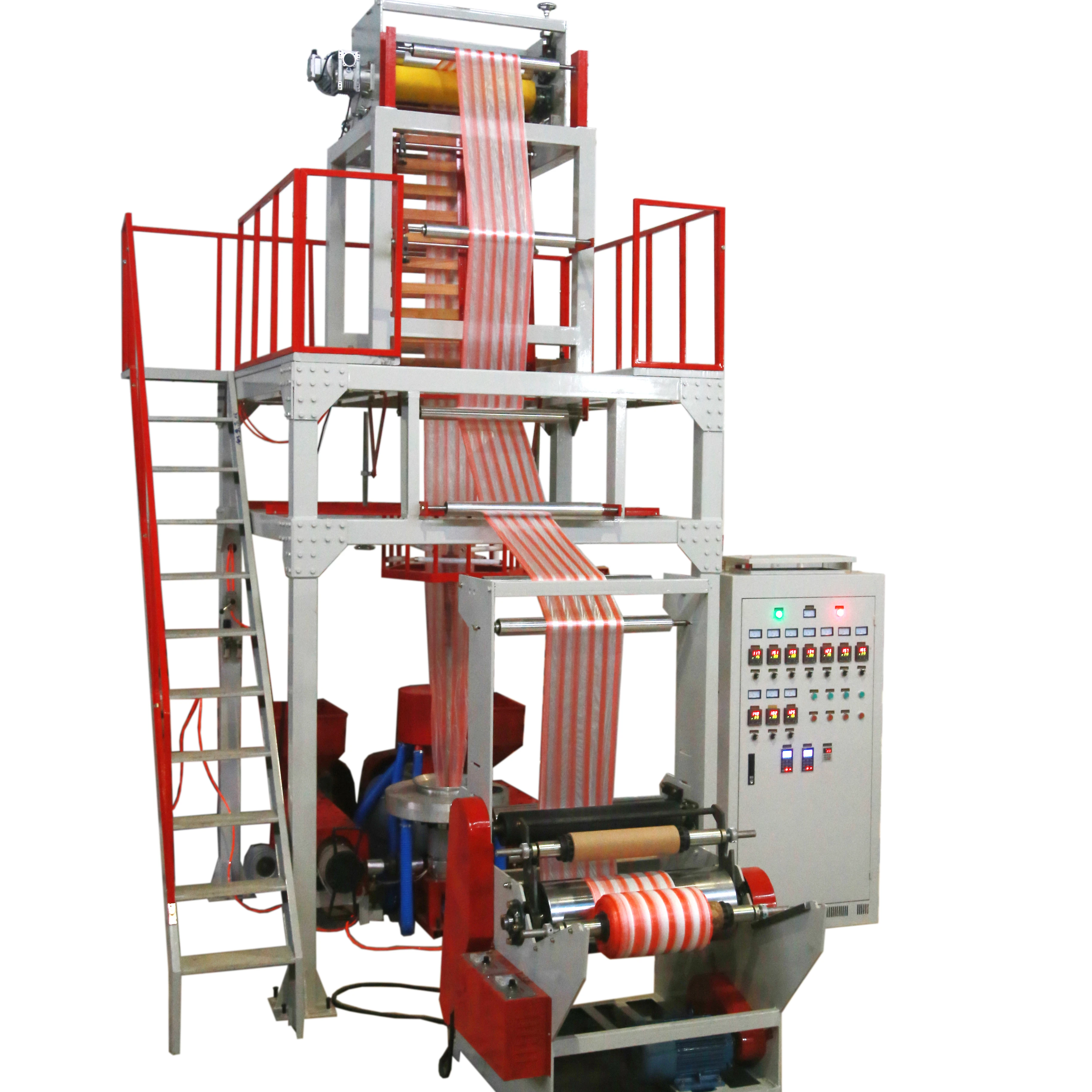 SS-FM 600 мм 800 мм Ширина двойной/два цвета пнд пленки дуя машина