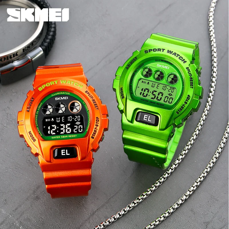 SKMEI 1813 silicone wrist watch luxury mens sport watch digital for children