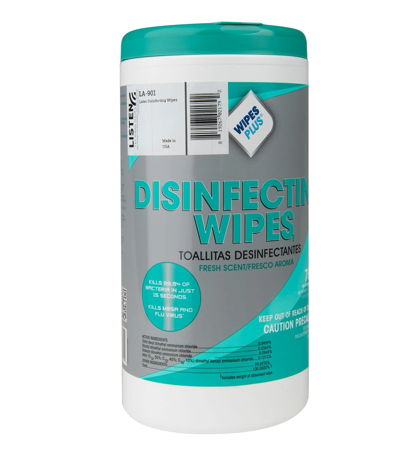OEM Wholesale 75pcs Lemon Scented Safe Formula Disinfecting Cleaning Wipes